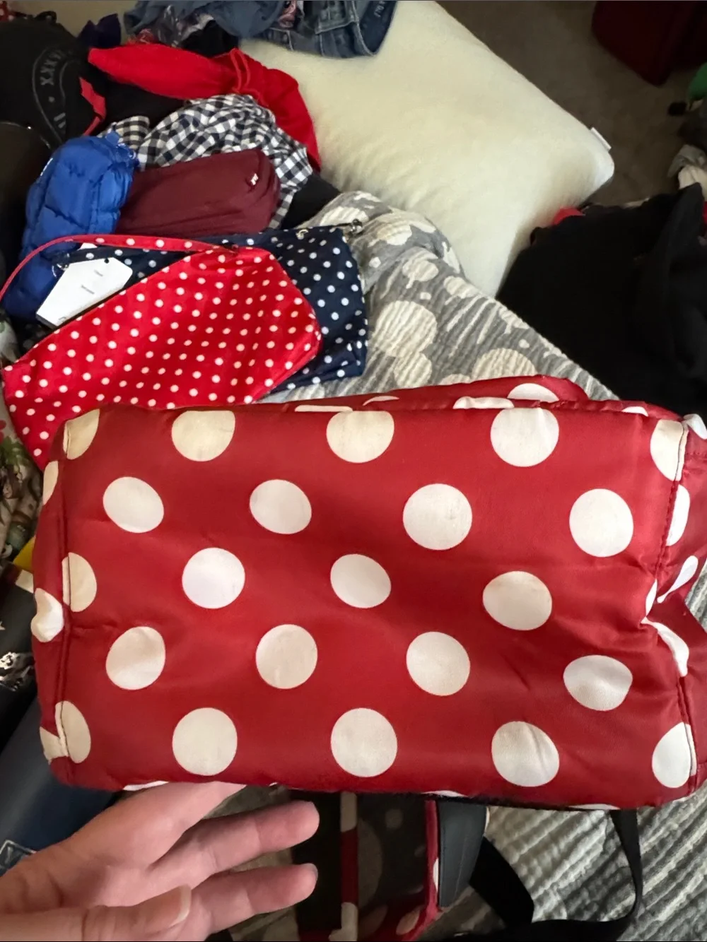 Good Used Condition - Lug Roadster in Red Large Dot